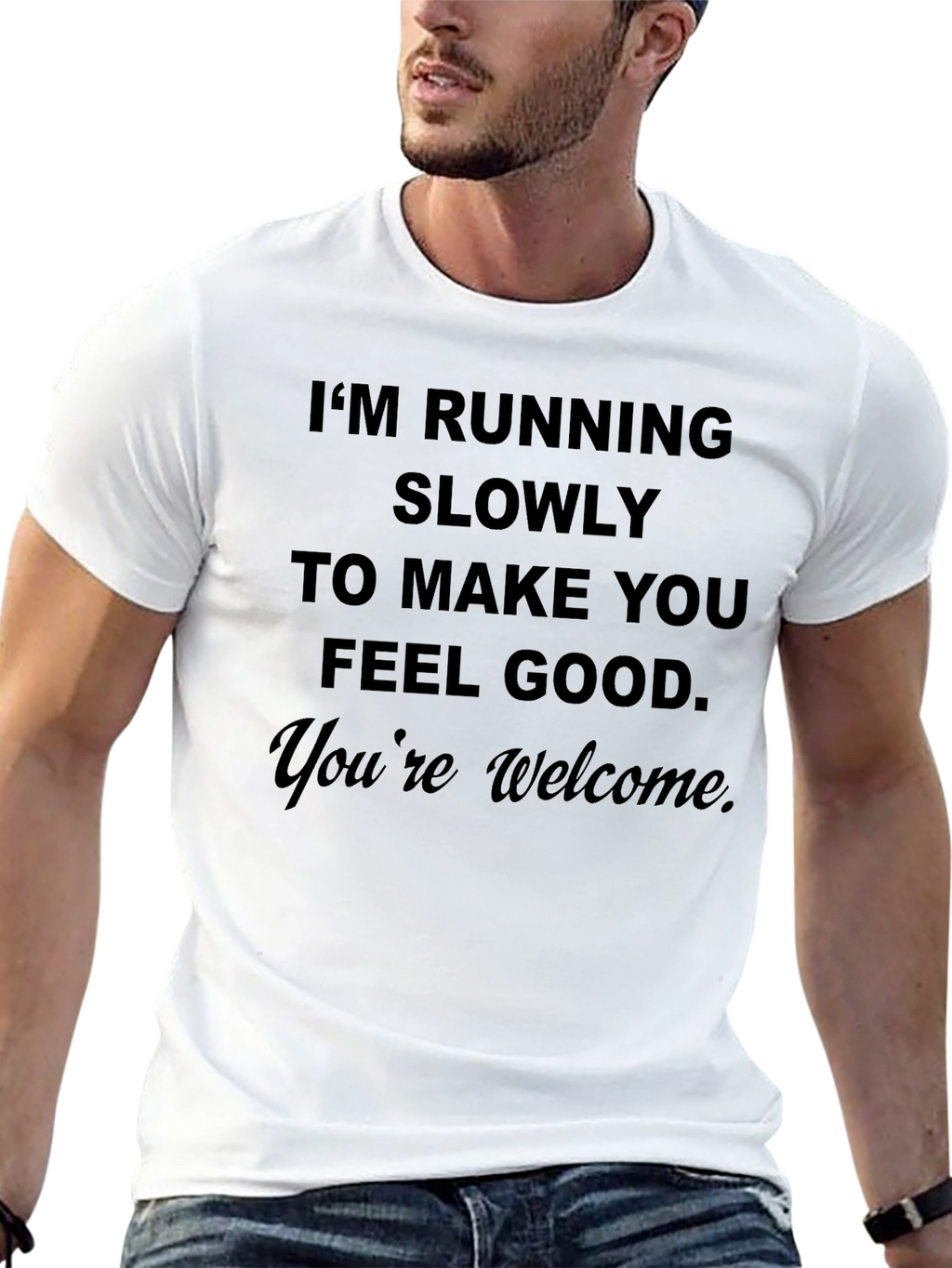 Funny Running Slogan T-Shirt