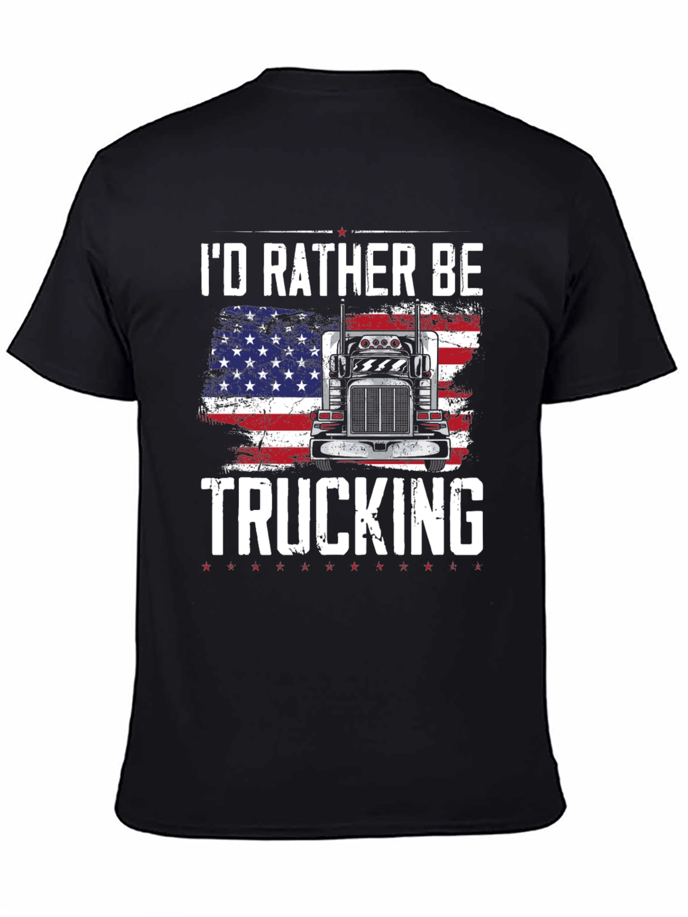 Id Rather Be Trucking Graphic Tee