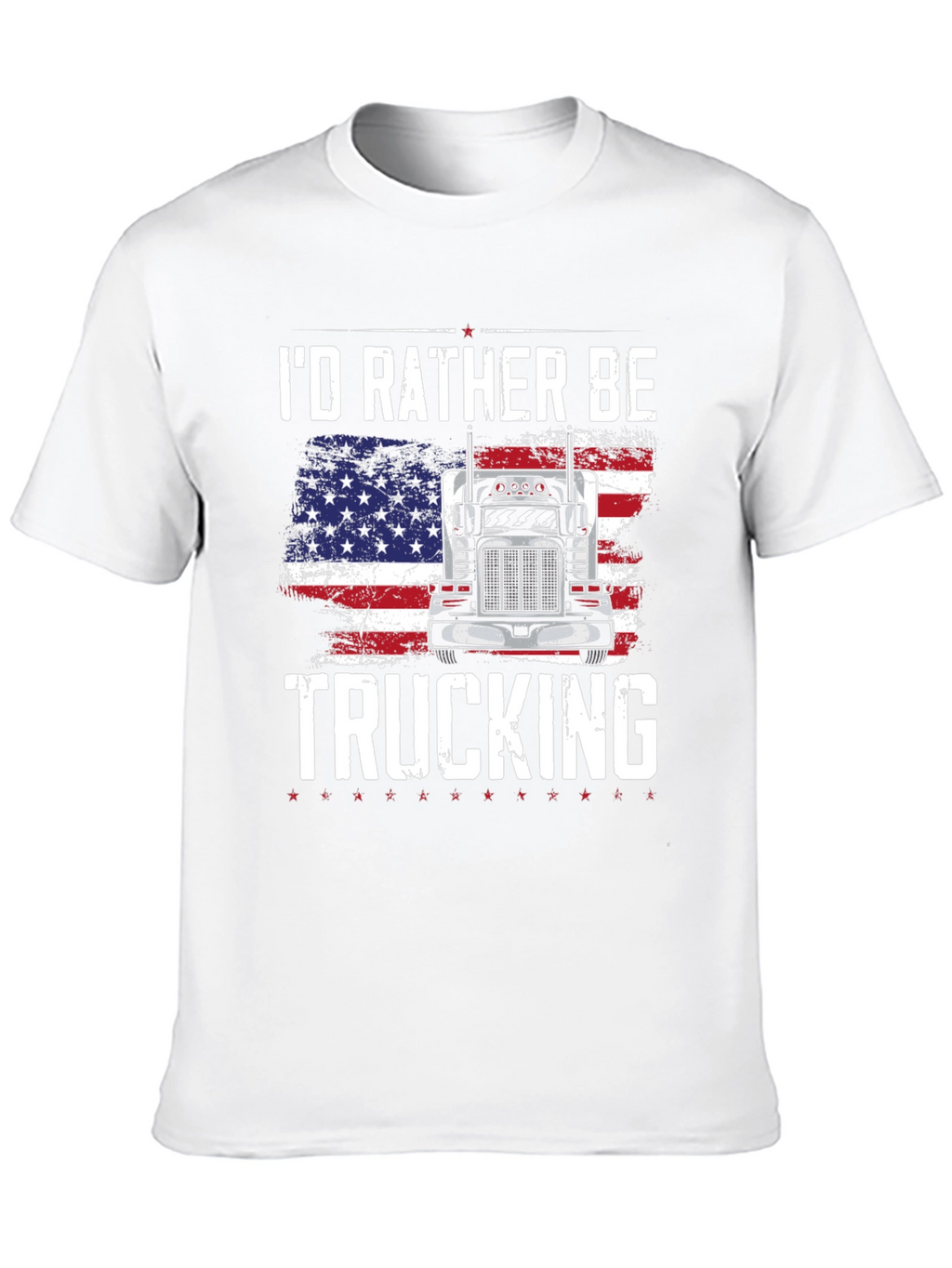 Id Rather Be Trucking Graphic Tee