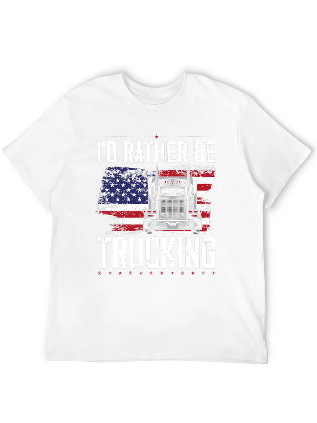 Id Rather Be Trucking Graphic Tee