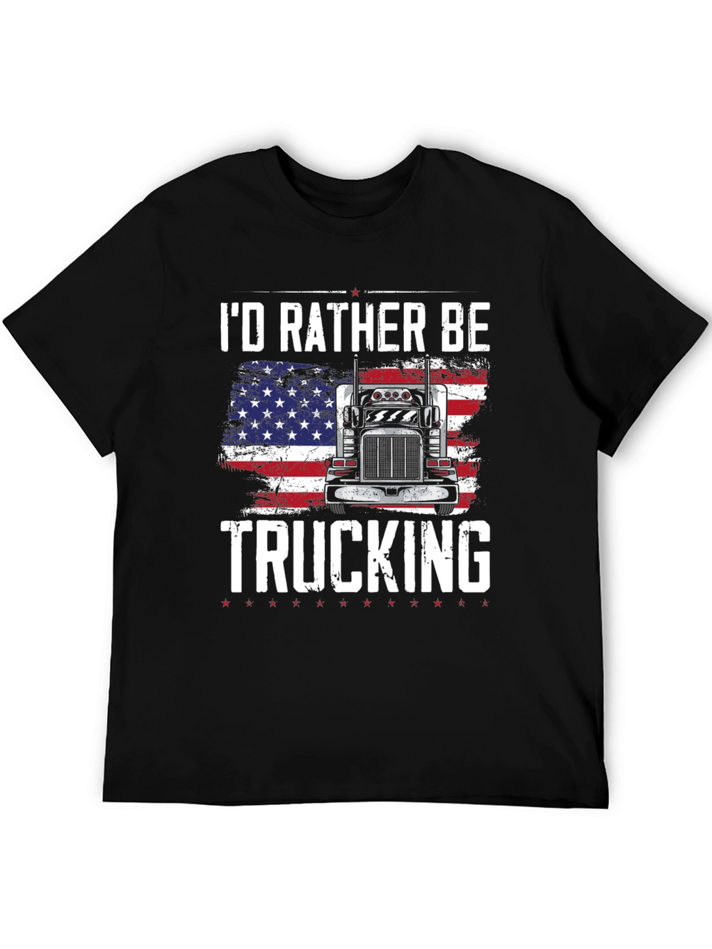 Id Rather Be Trucking Graphic Tee