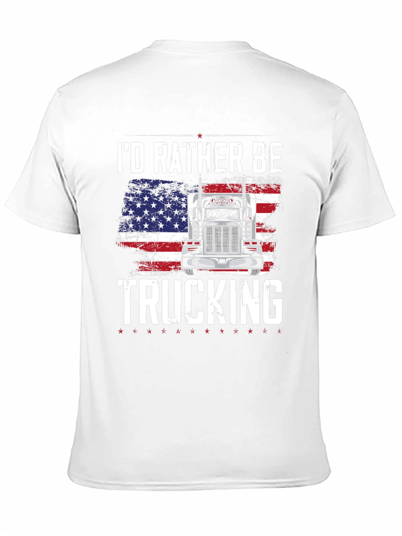 Id Rather Be Trucking Graphic Tee