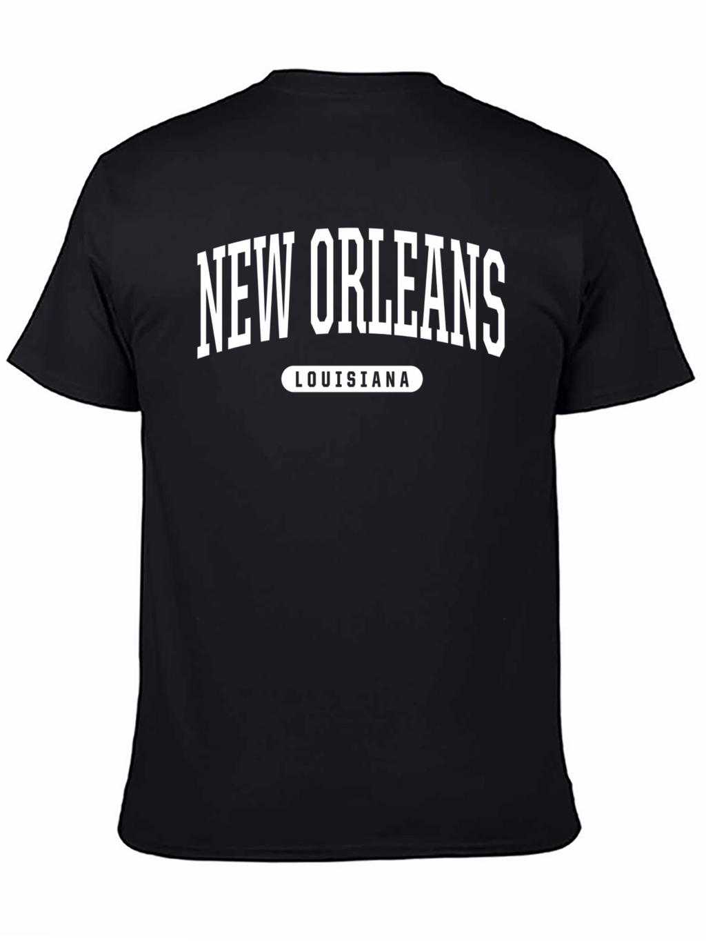 New Orleans Louisiana Graphic Tee - Black