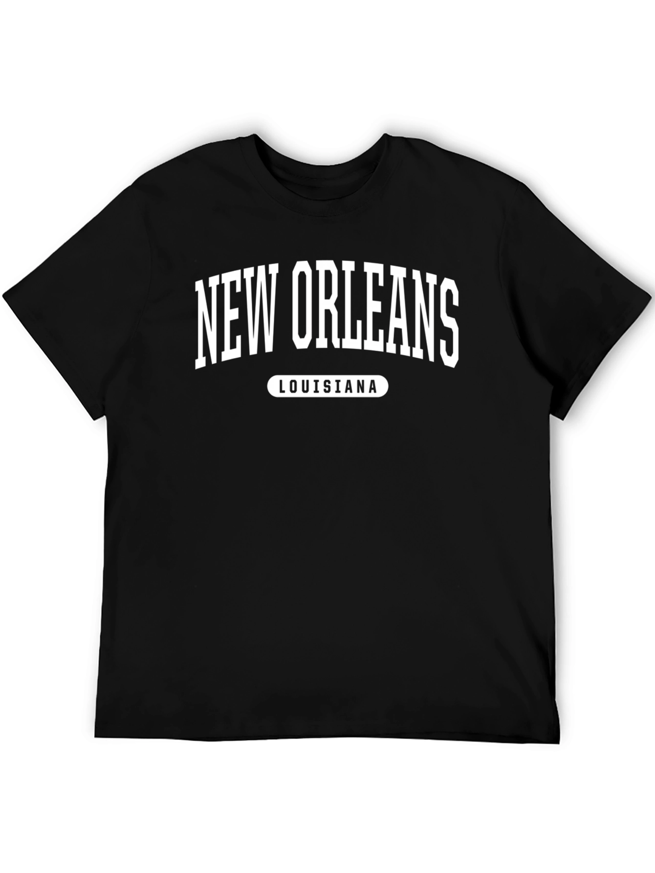New Orleans Louisiana Graphic Tee - Black
