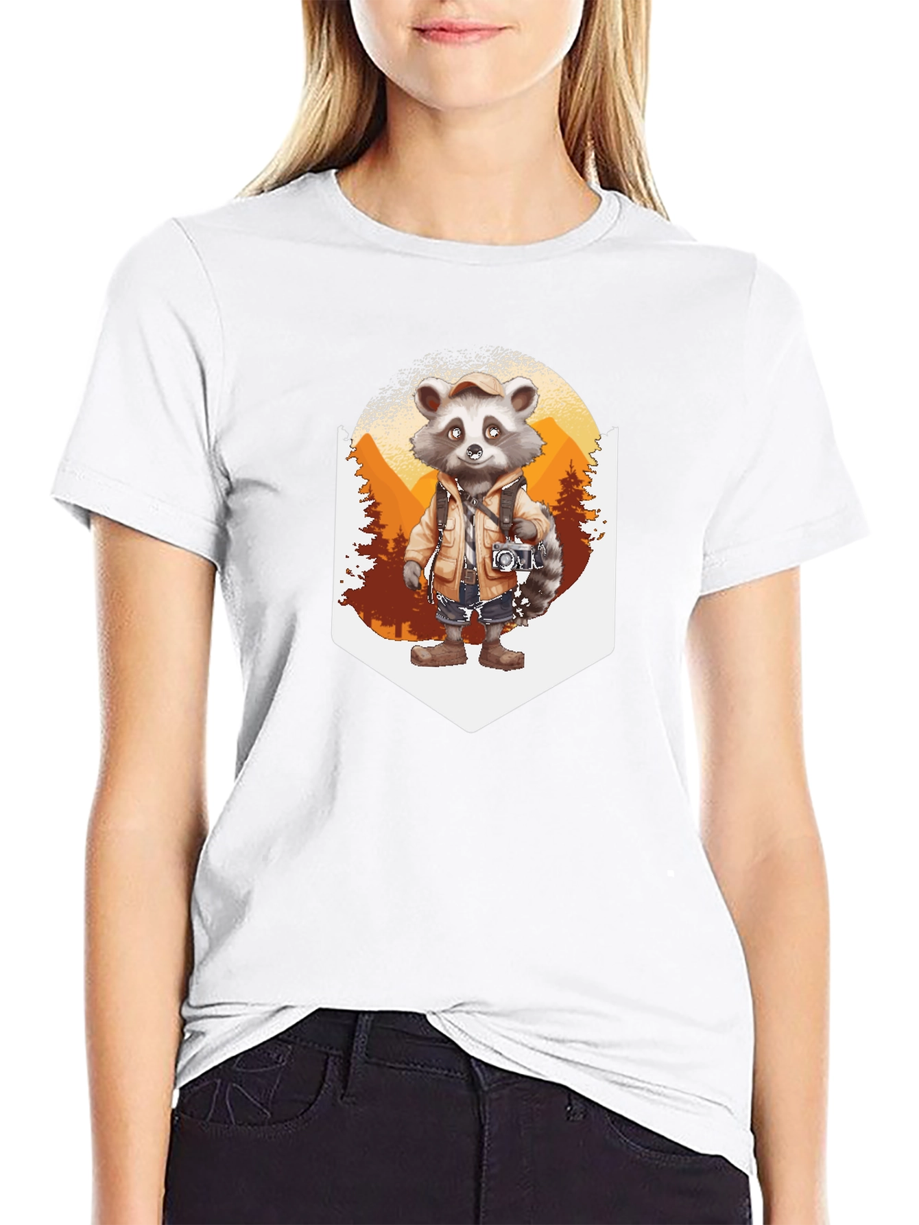 Raccoon Tourist T-Shirt