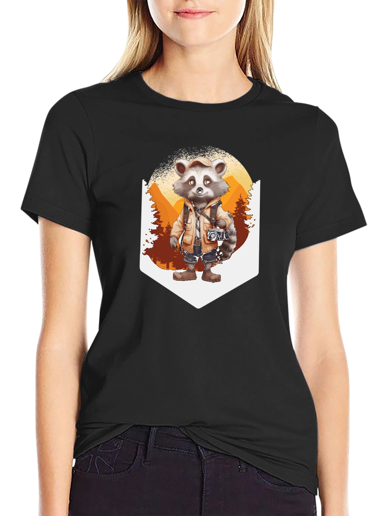 Raccoon Tourist T-Shirt