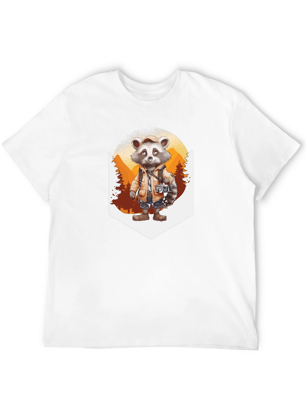 Raccoon Tourist T-Shirt