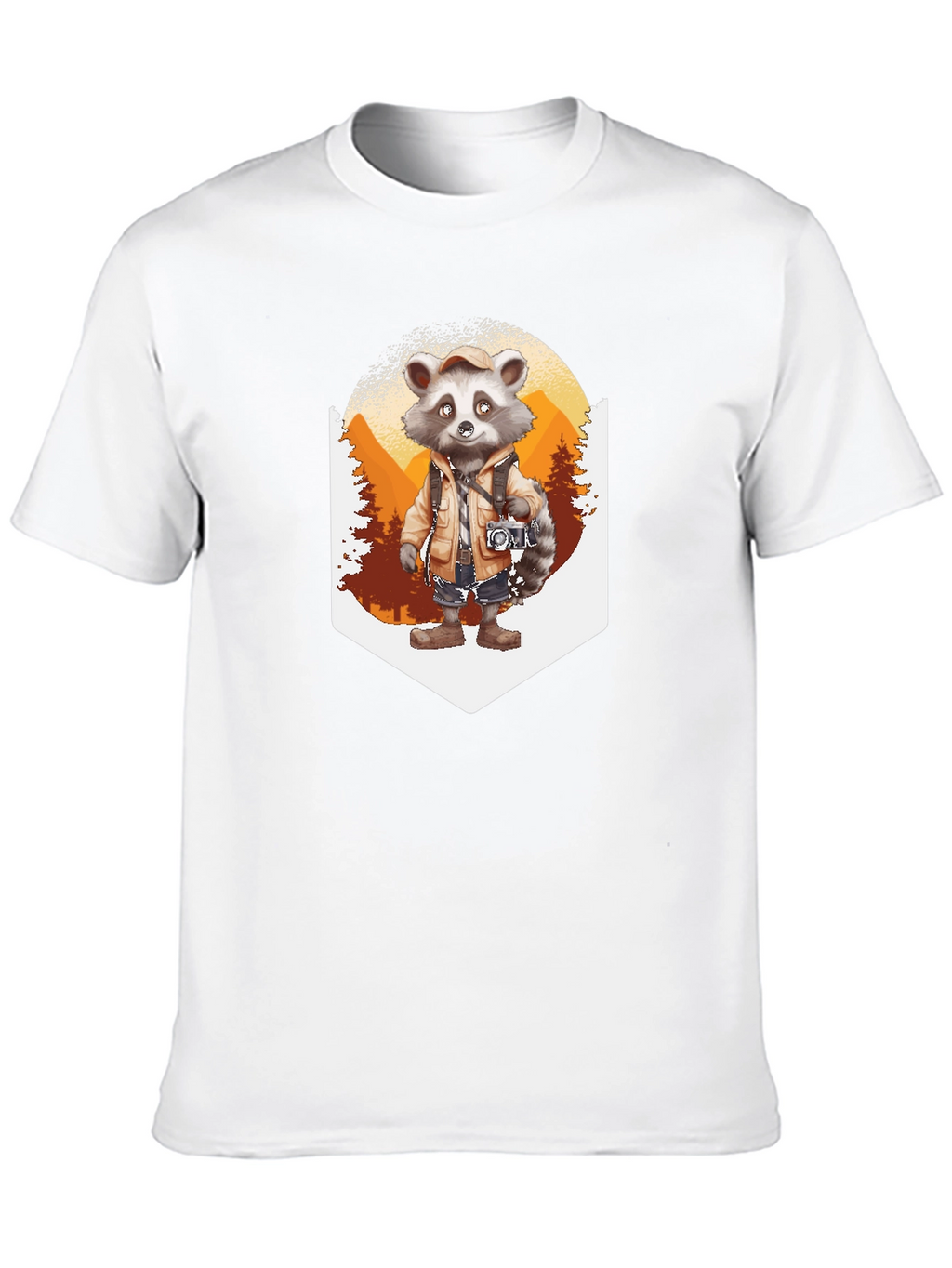 Raccoon Tourist T-Shirt