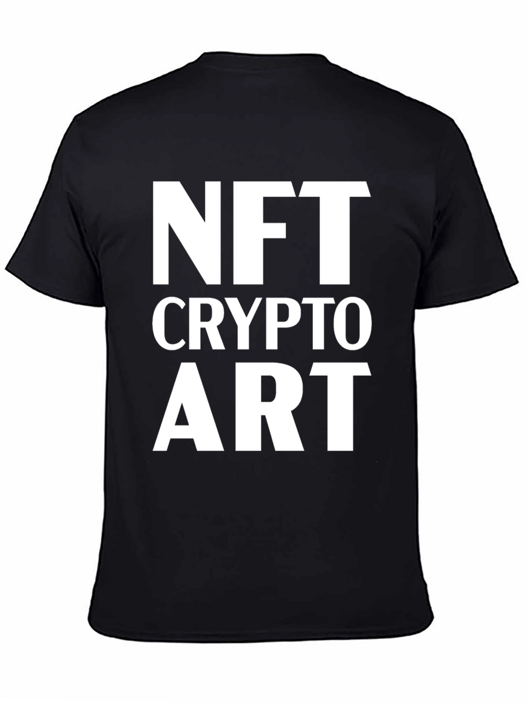 NFT Crypto Art Black T-Shirt