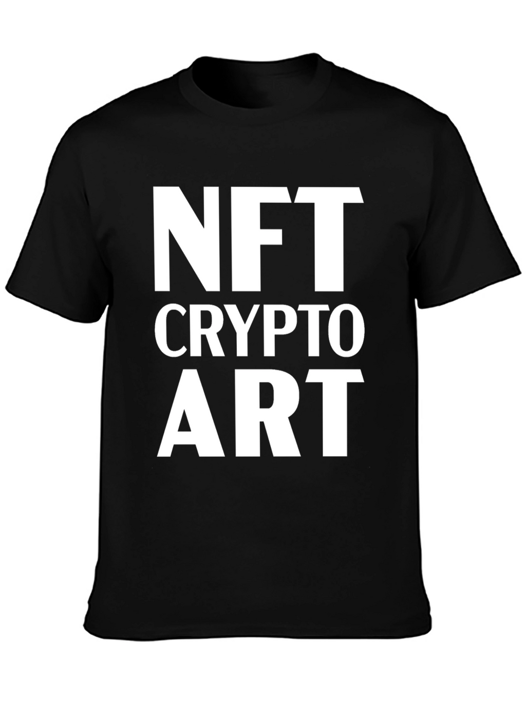 NFT Crypto Art Black T-Shirt
