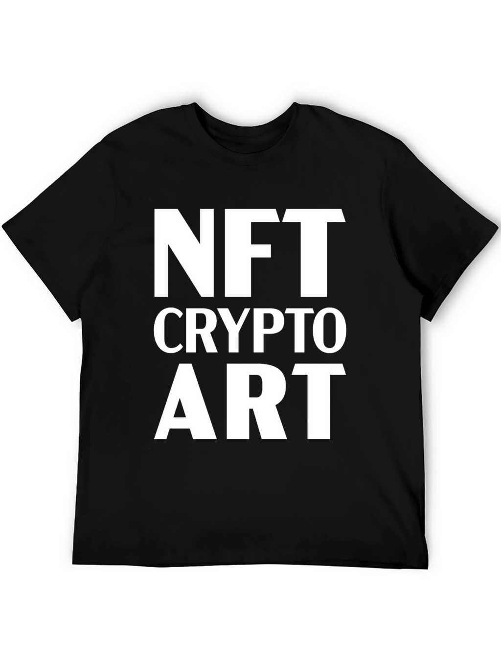 NFT Crypto Art Black T-Shirt