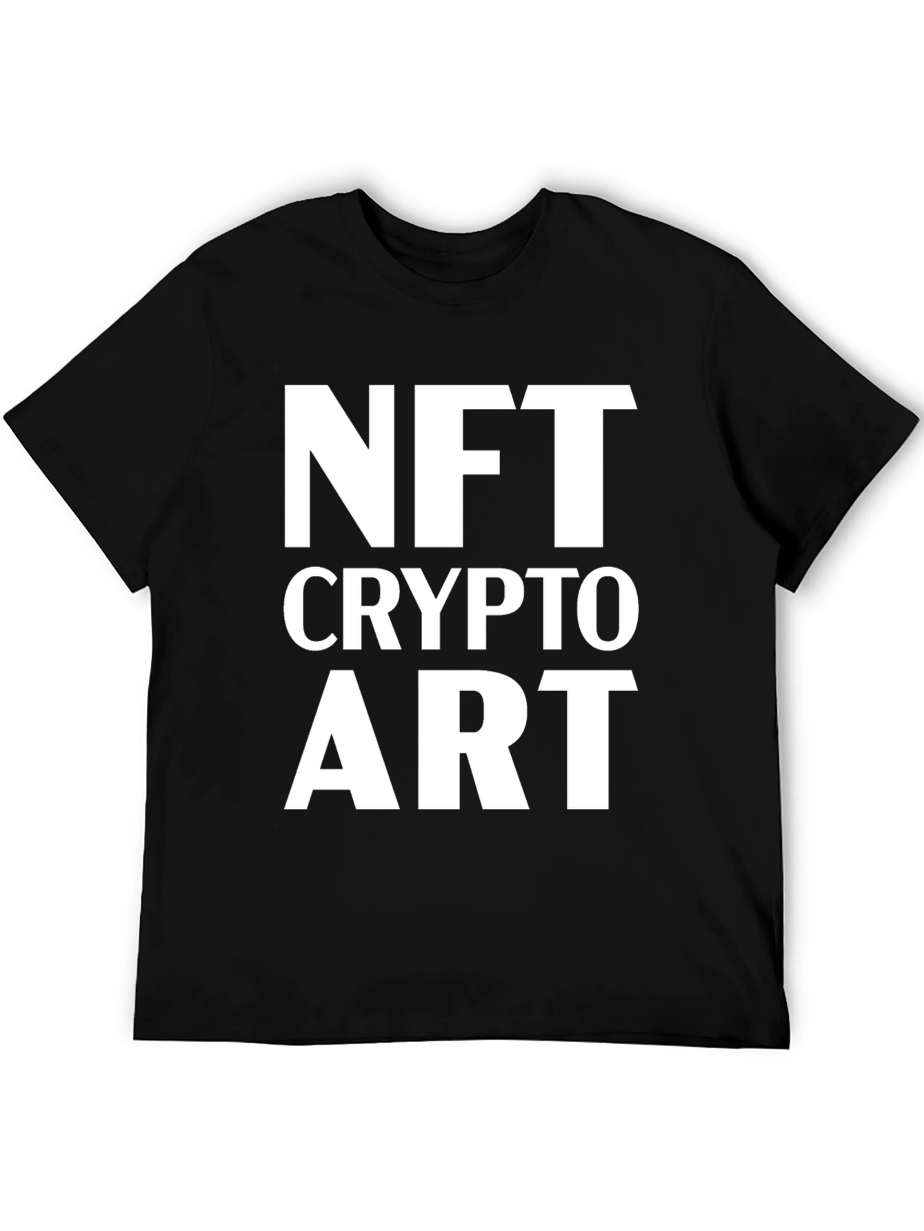 NFT Crypto Art Black T-Shirt