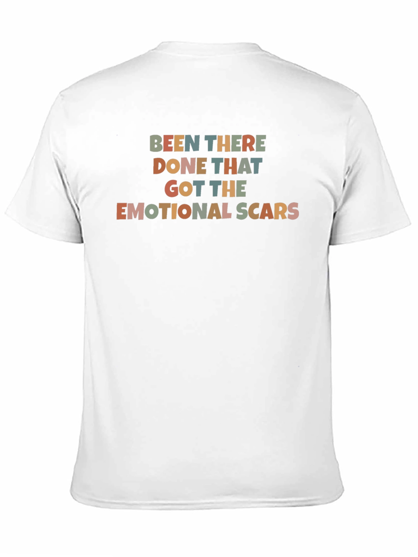 Emotional Scars T-Shirt: Retro Style Comfort