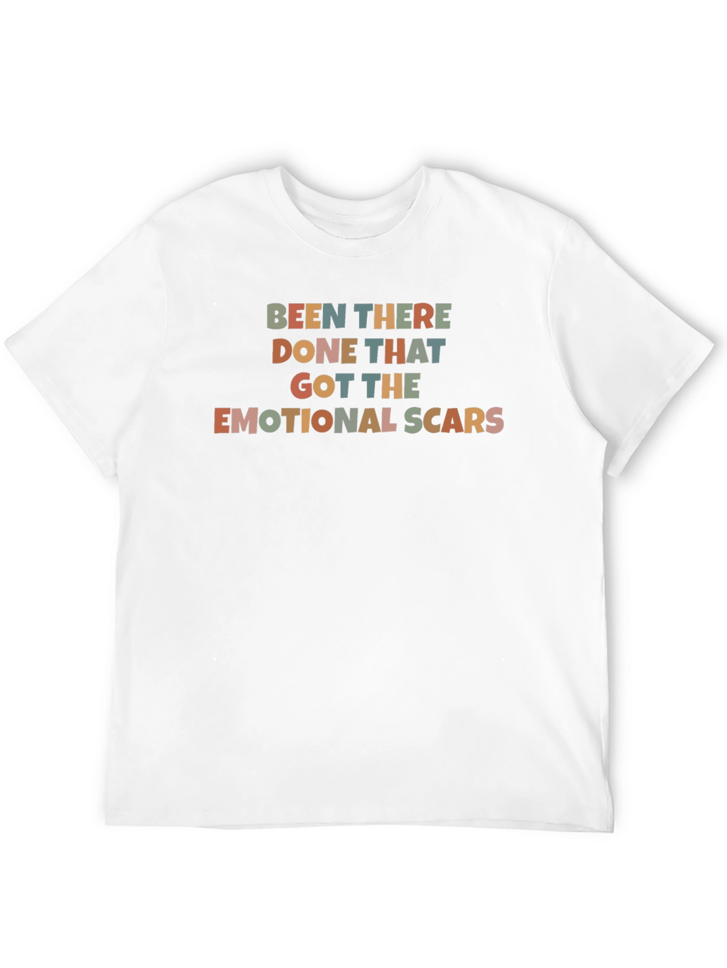 Emotional Scars T-Shirt: Retro Style Comfort