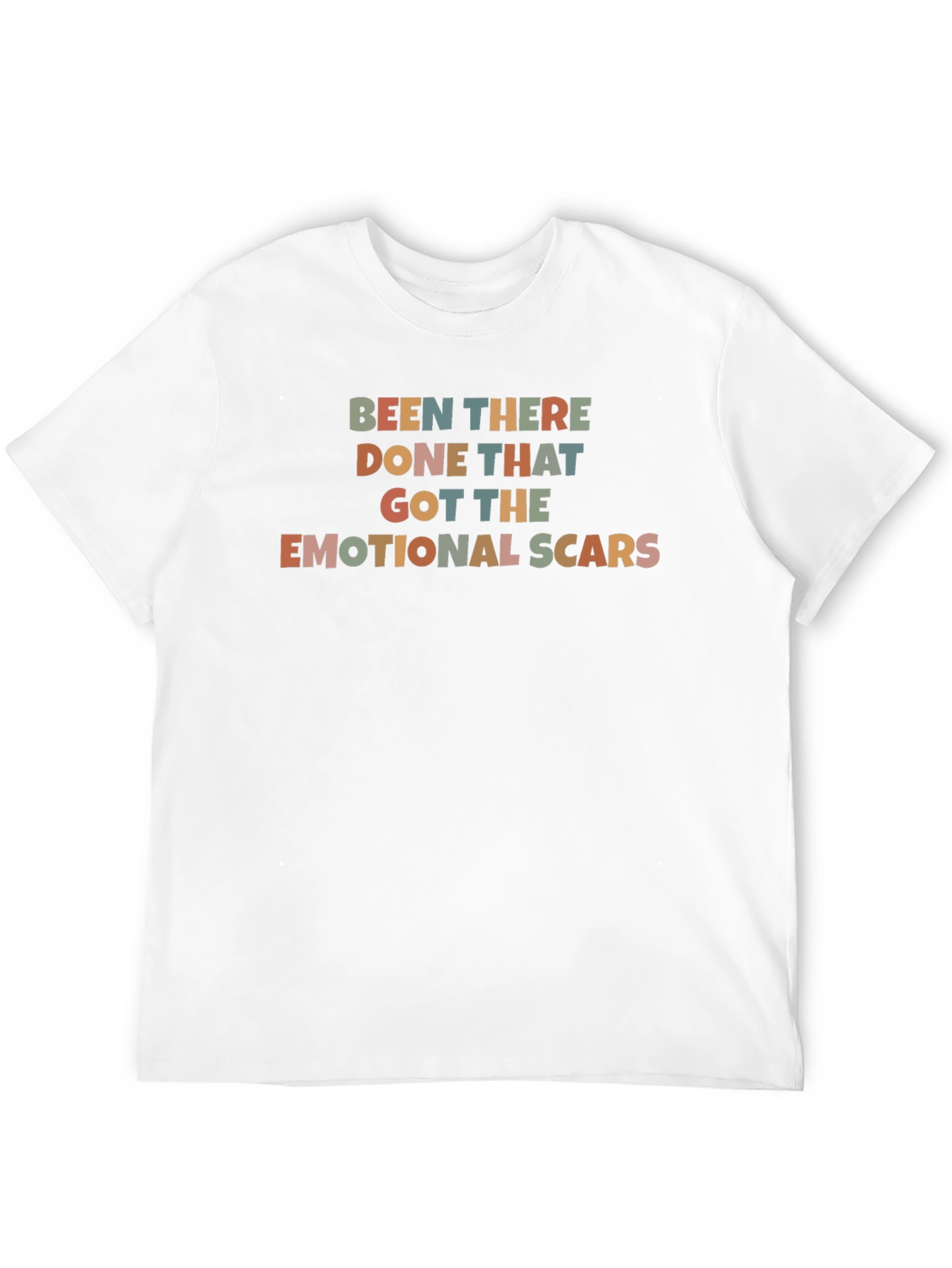Emotional Scars T-Shirt: Retro Style Comfort