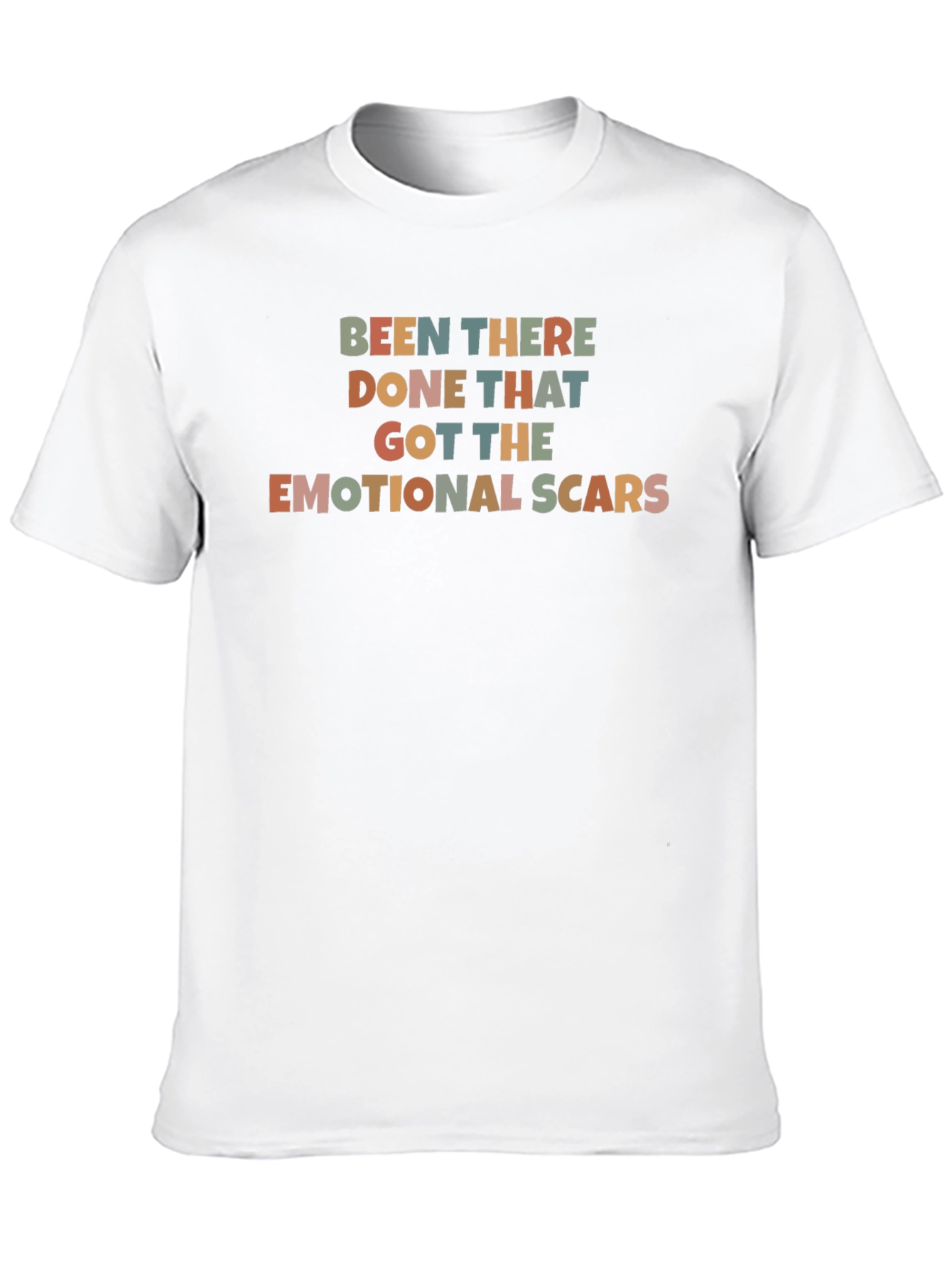 Emotional Scars T-Shirt: Retro Style Comfort