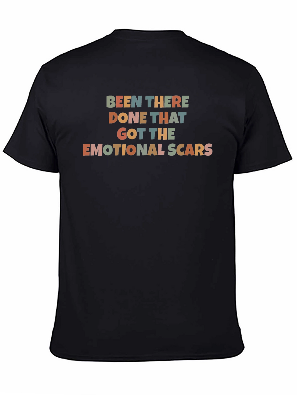 Emotional Scars T-Shirt: Retro Style Comfort