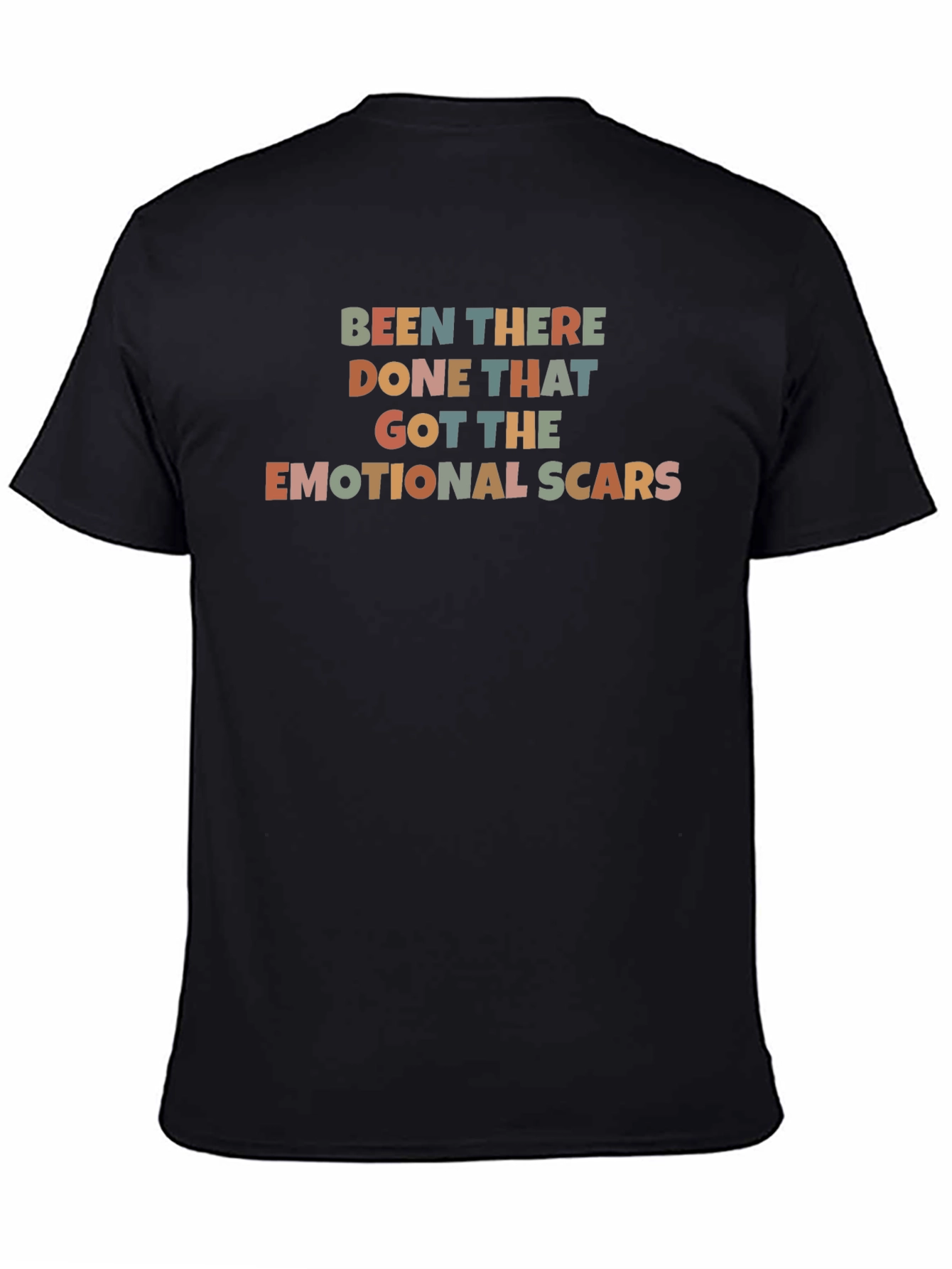 Emotional Scars T-Shirt: Retro Style Comfort