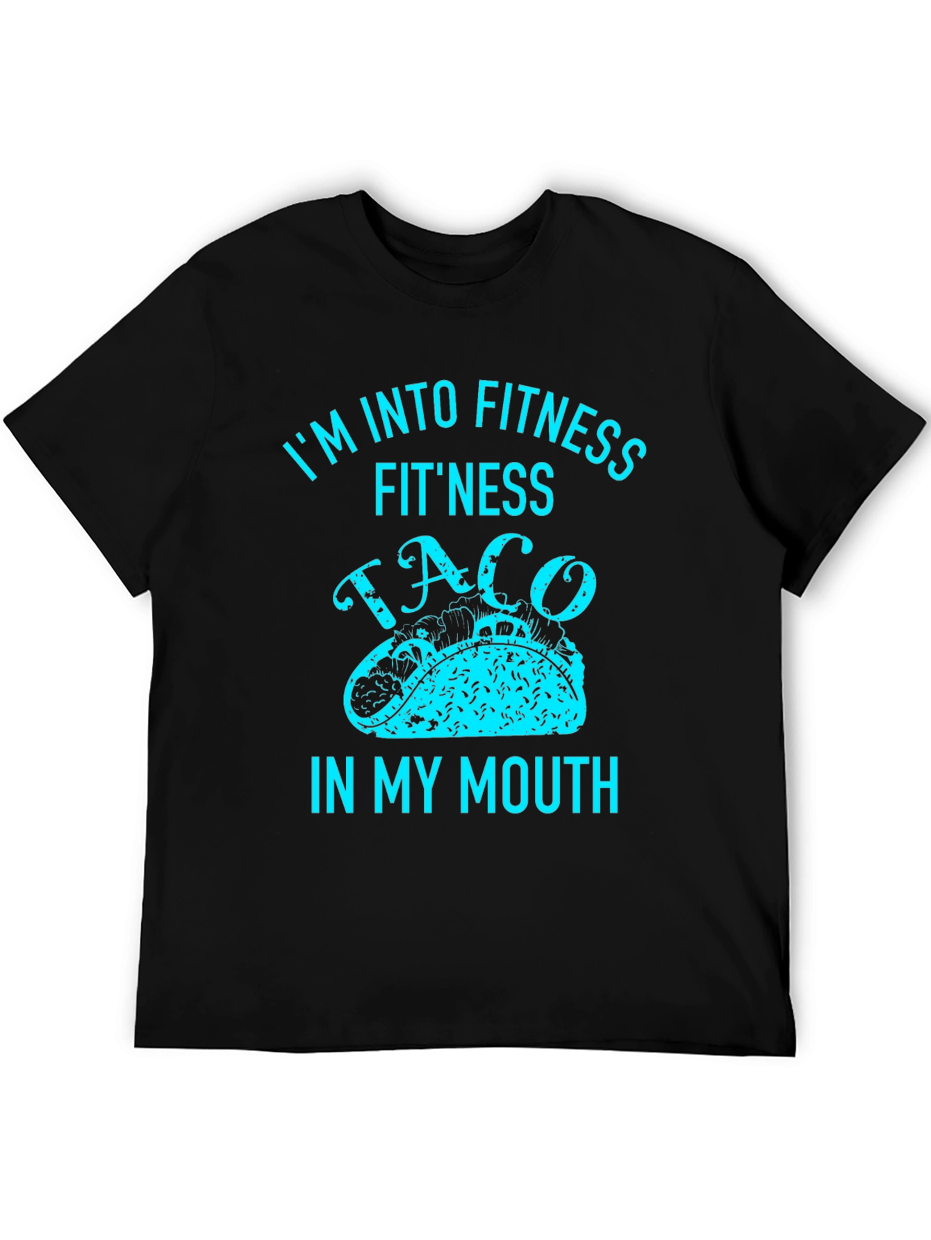 Fitness Taco T-Shirt - Funny Graphic Tee for Food Lovers