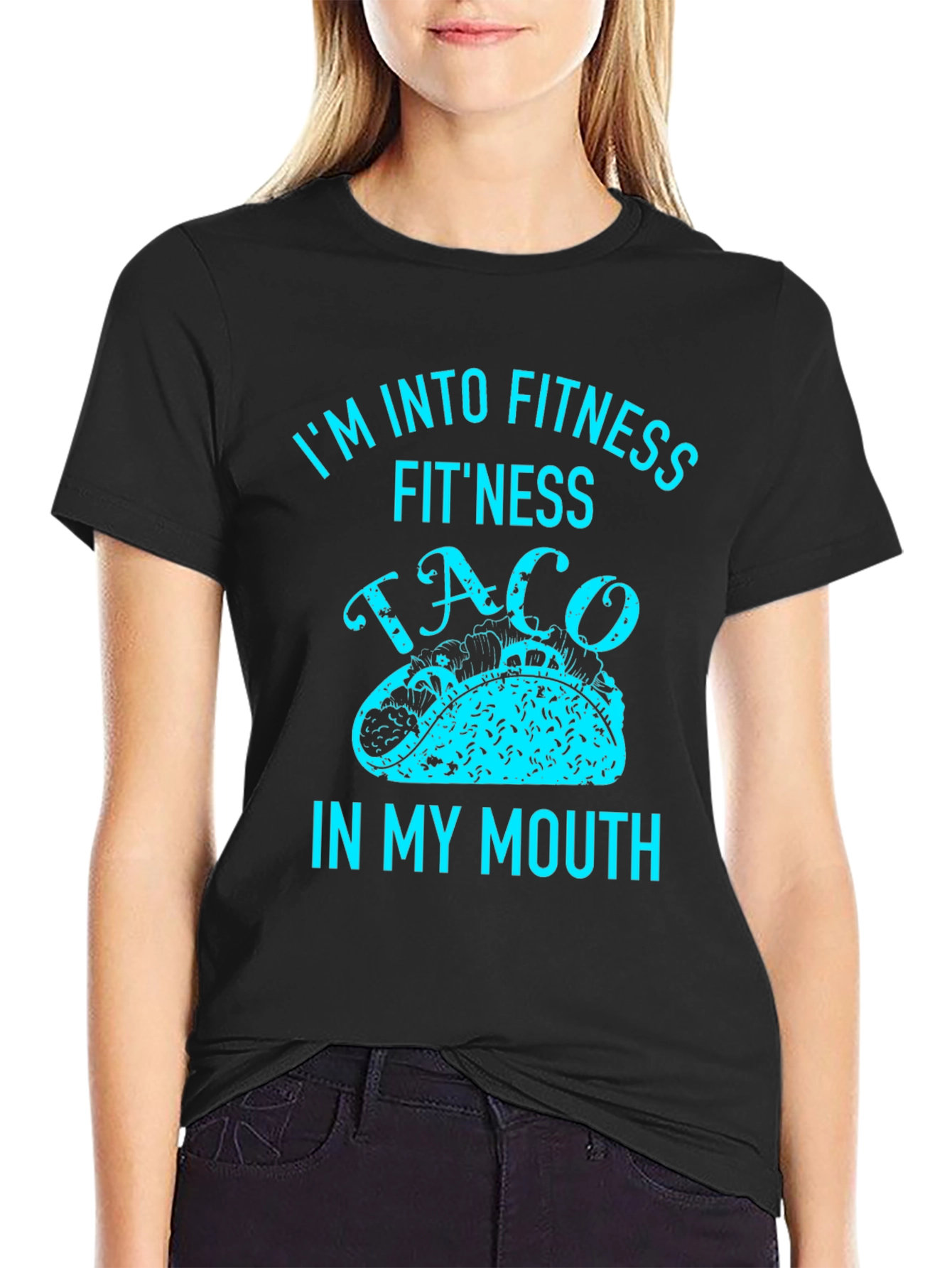 Fitness Taco T-Shirt - Funny Graphic Tee for Food Lovers