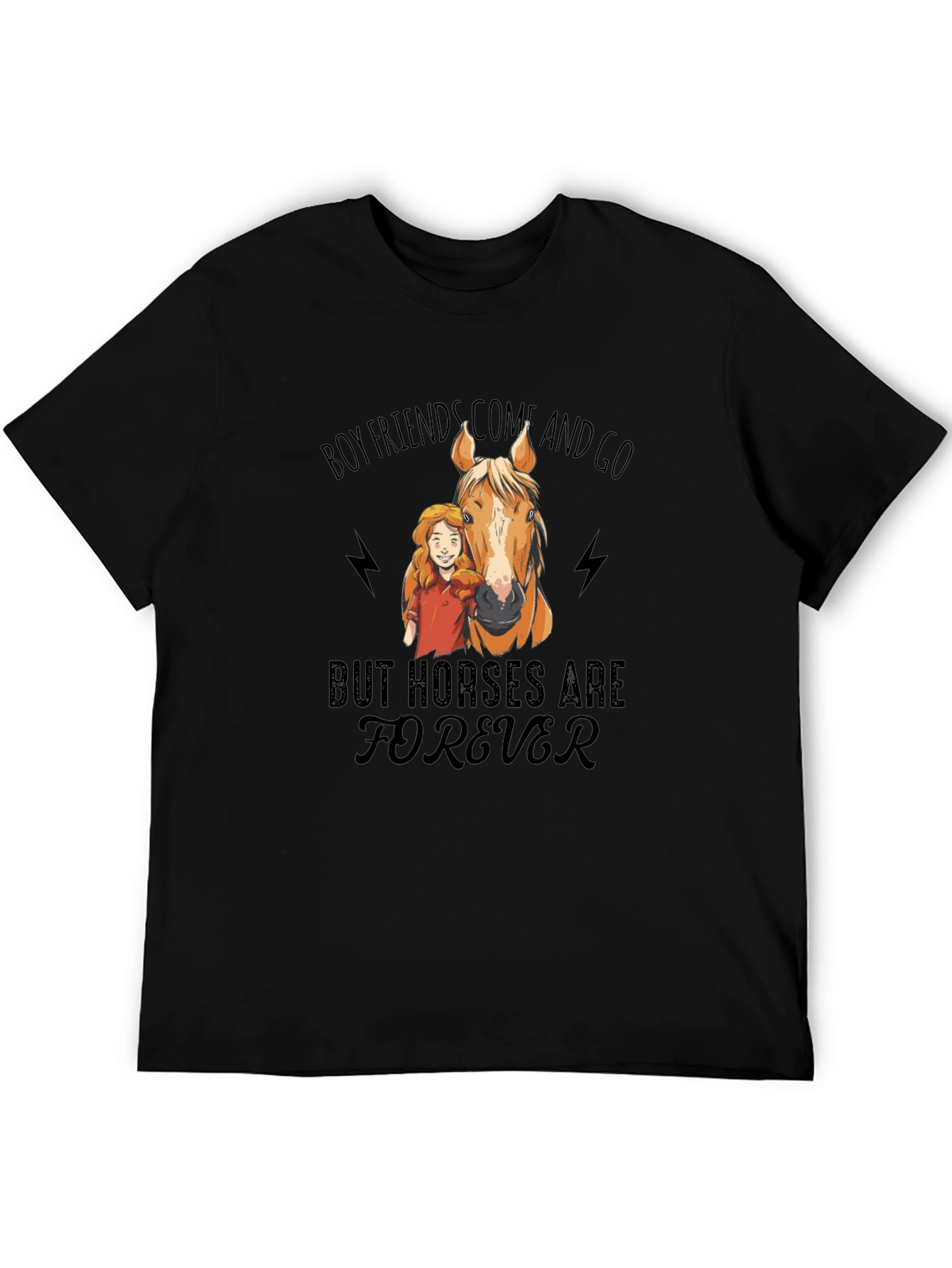 Horse Lover T-Shirt - Boyfriends Come and Go