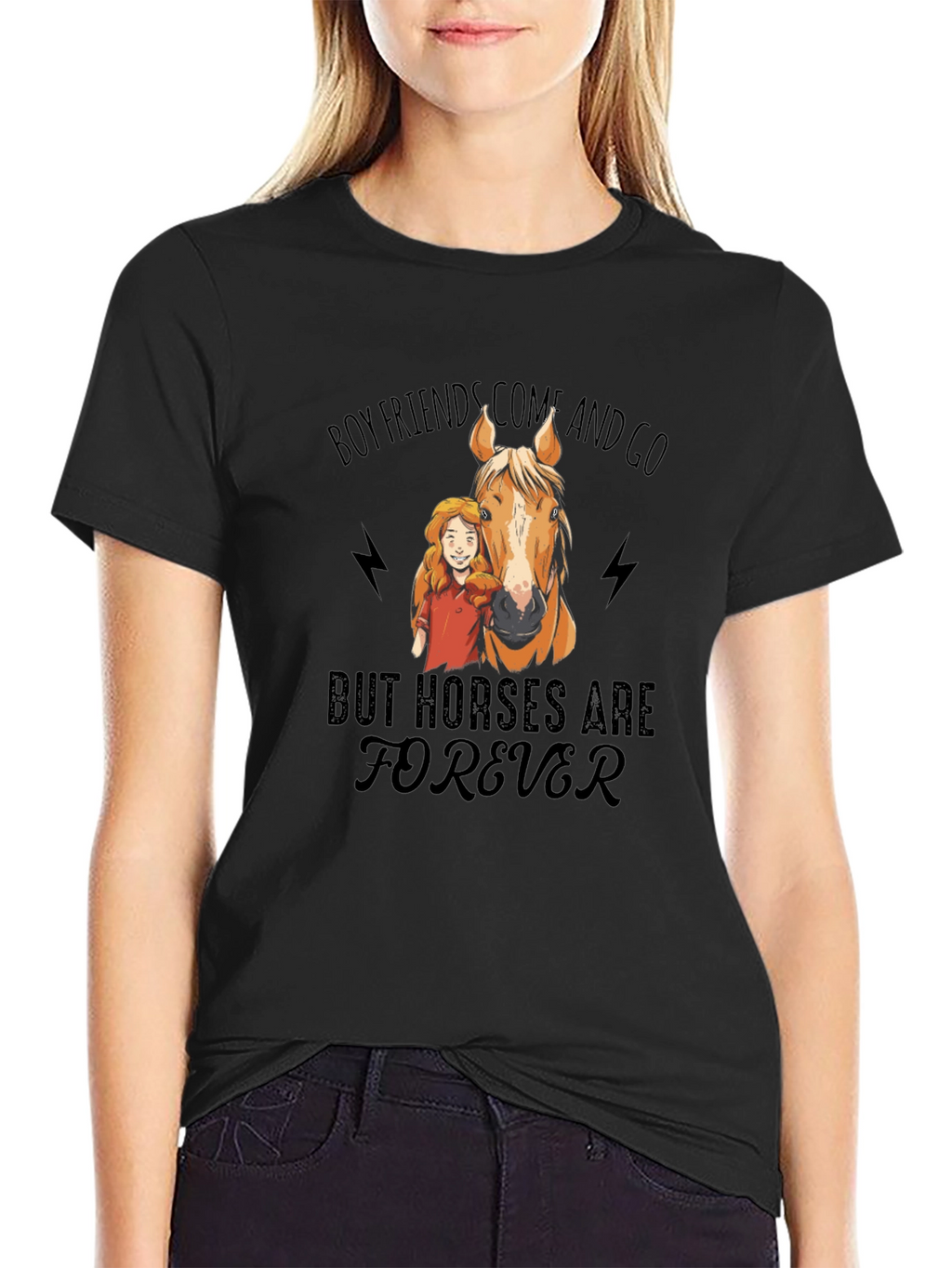 Horse Lover T-Shirt - Boyfriends Come and Go