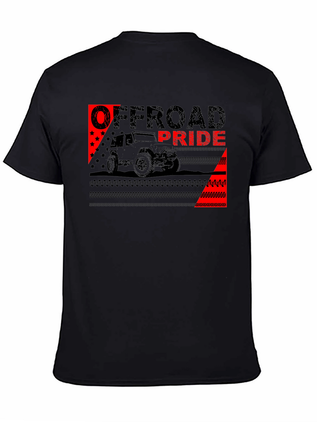 Offroad Pride Graphic T-Shirt - Black