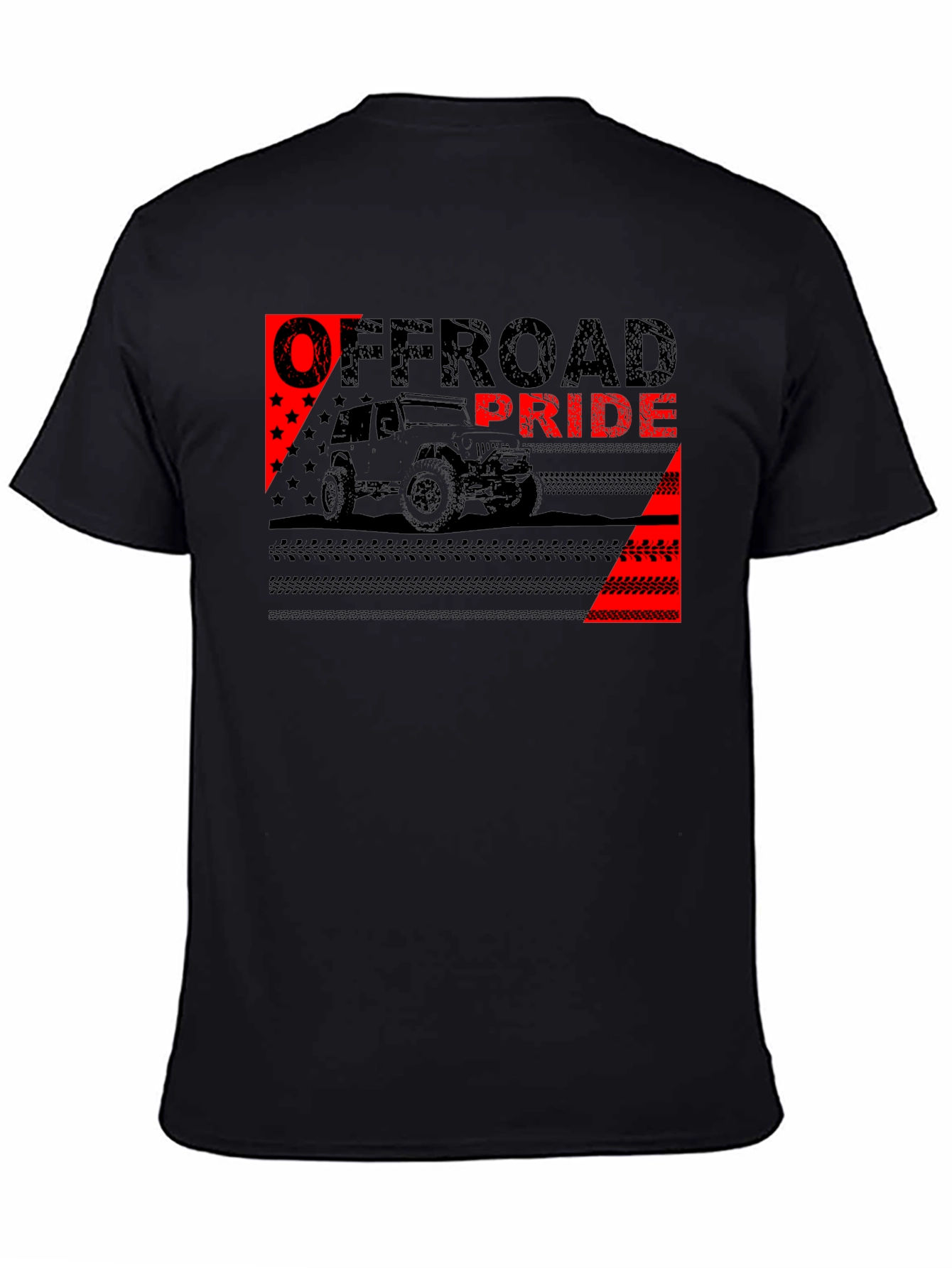 Offroad Pride Graphic T-Shirt - Black