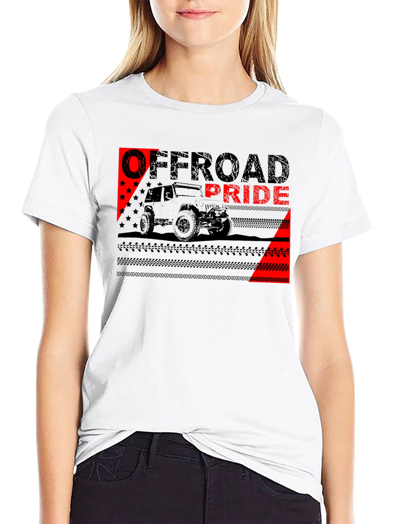 Offroad Pride Graphic T-Shirt - Black