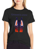 Grooms Crew Graphic T-Shirt