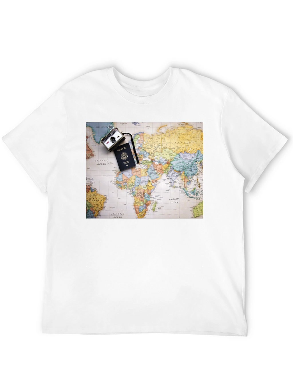World Map Travel T-Shirt