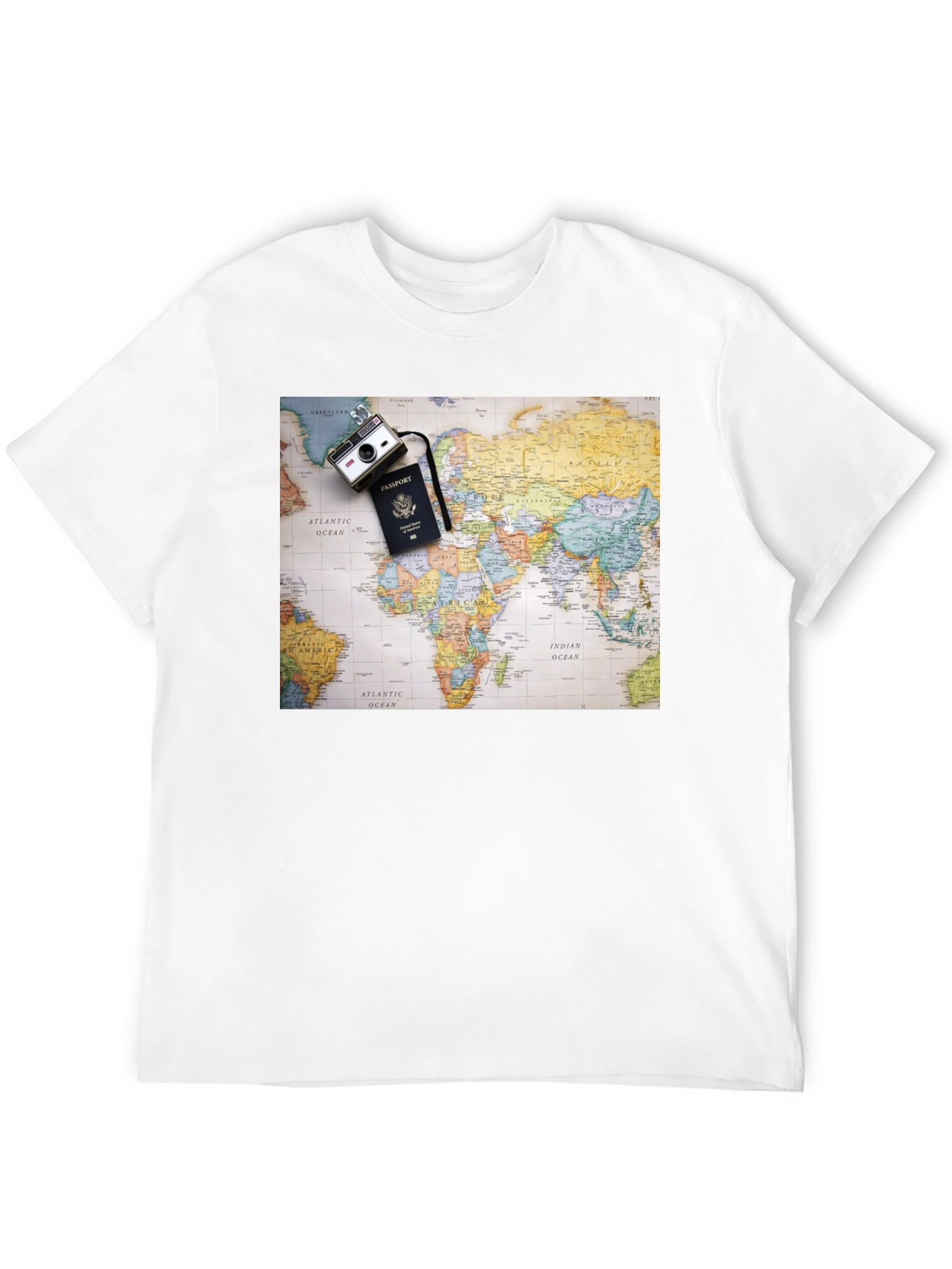 World Map Travel T-Shirt