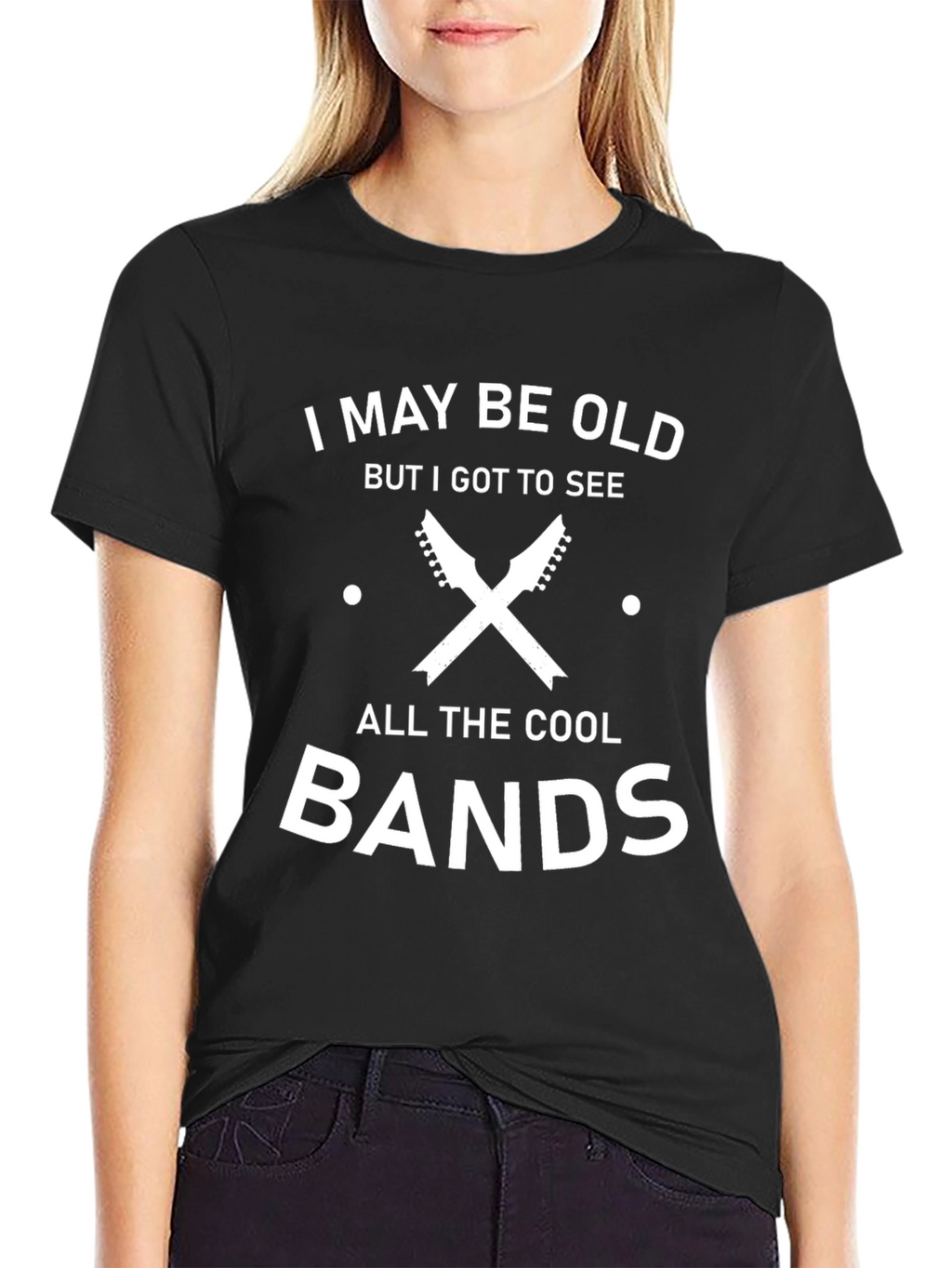 I May Be Old Cool Bands Graphic T-Shirt