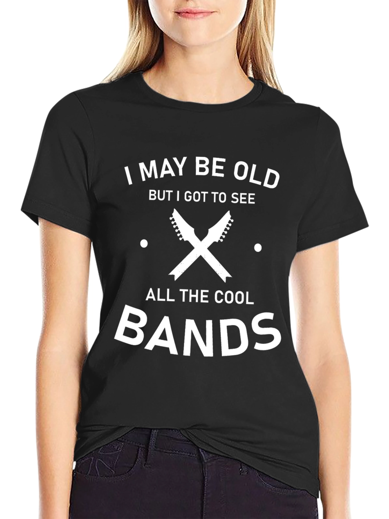 I May Be Old Cool Bands Graphic T-Shirt