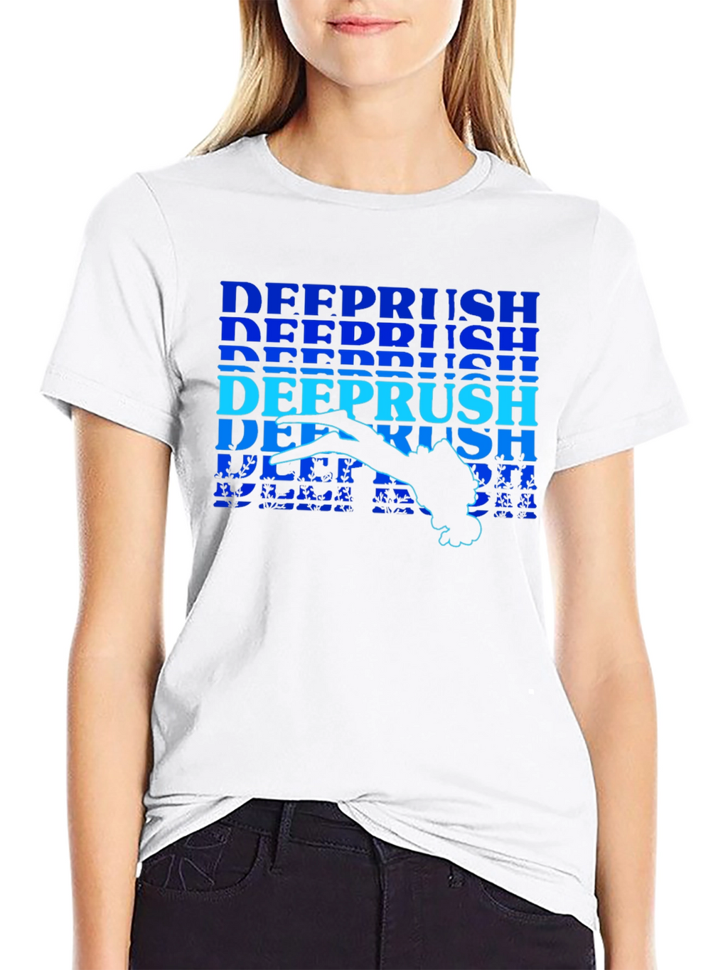Deep Rush Diver T-Shirt - Unique Graphic Tee