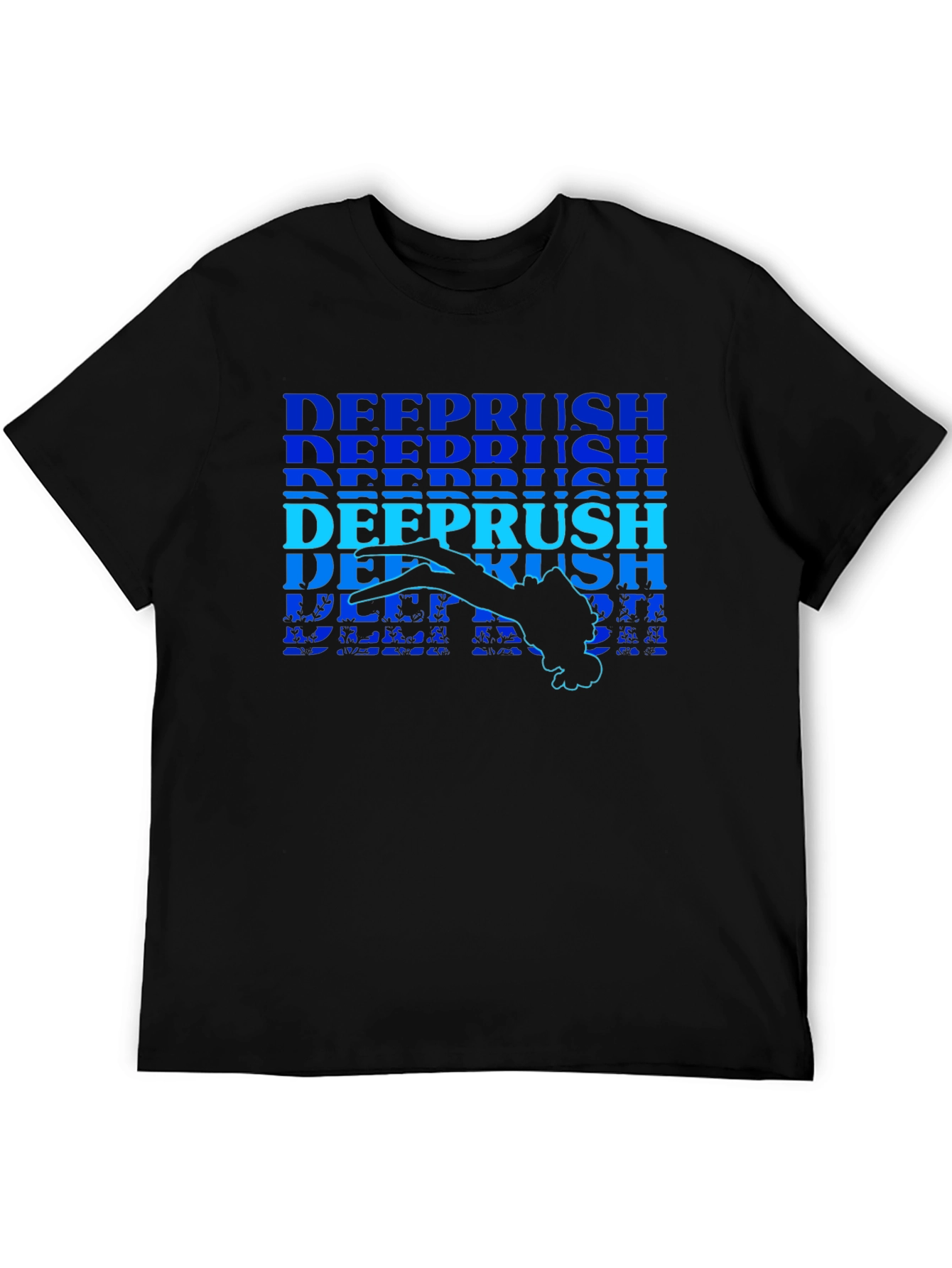 Deep Rush Diver T-Shirt - Unique Graphic Tee