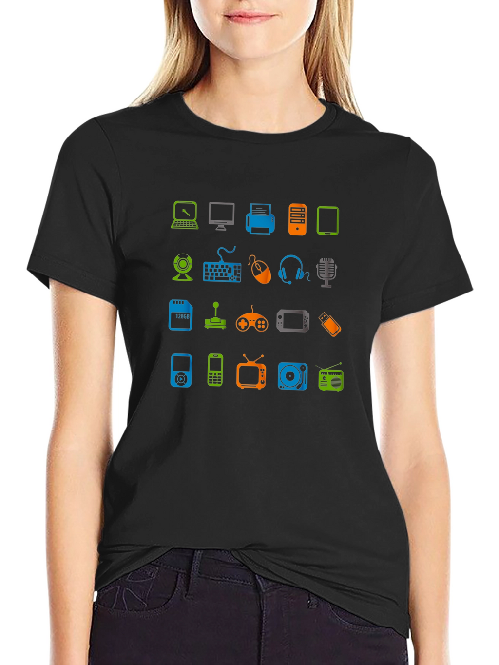 Tech Gadgets T-Shirt - Geek Chic Style