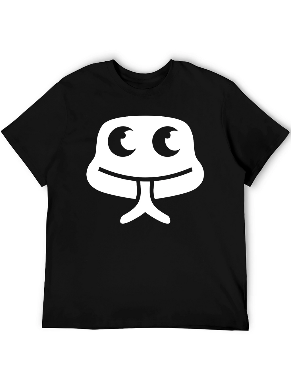 Cool Cartoon Graphic Tee - Black Cotton T-Shirt