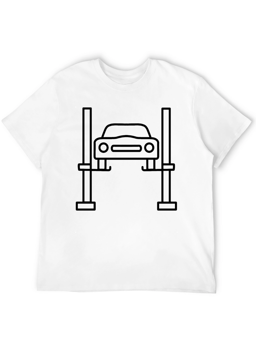 Car Lift Black T-Shirt