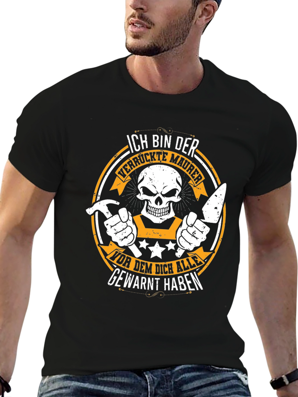 Ich Bin Der Verrückte Maurer T-Shirt