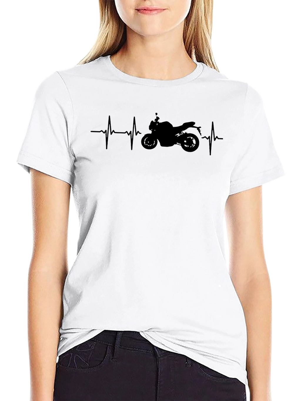 Motorcycle Heartbeat T-Shirt - Ride in Style!