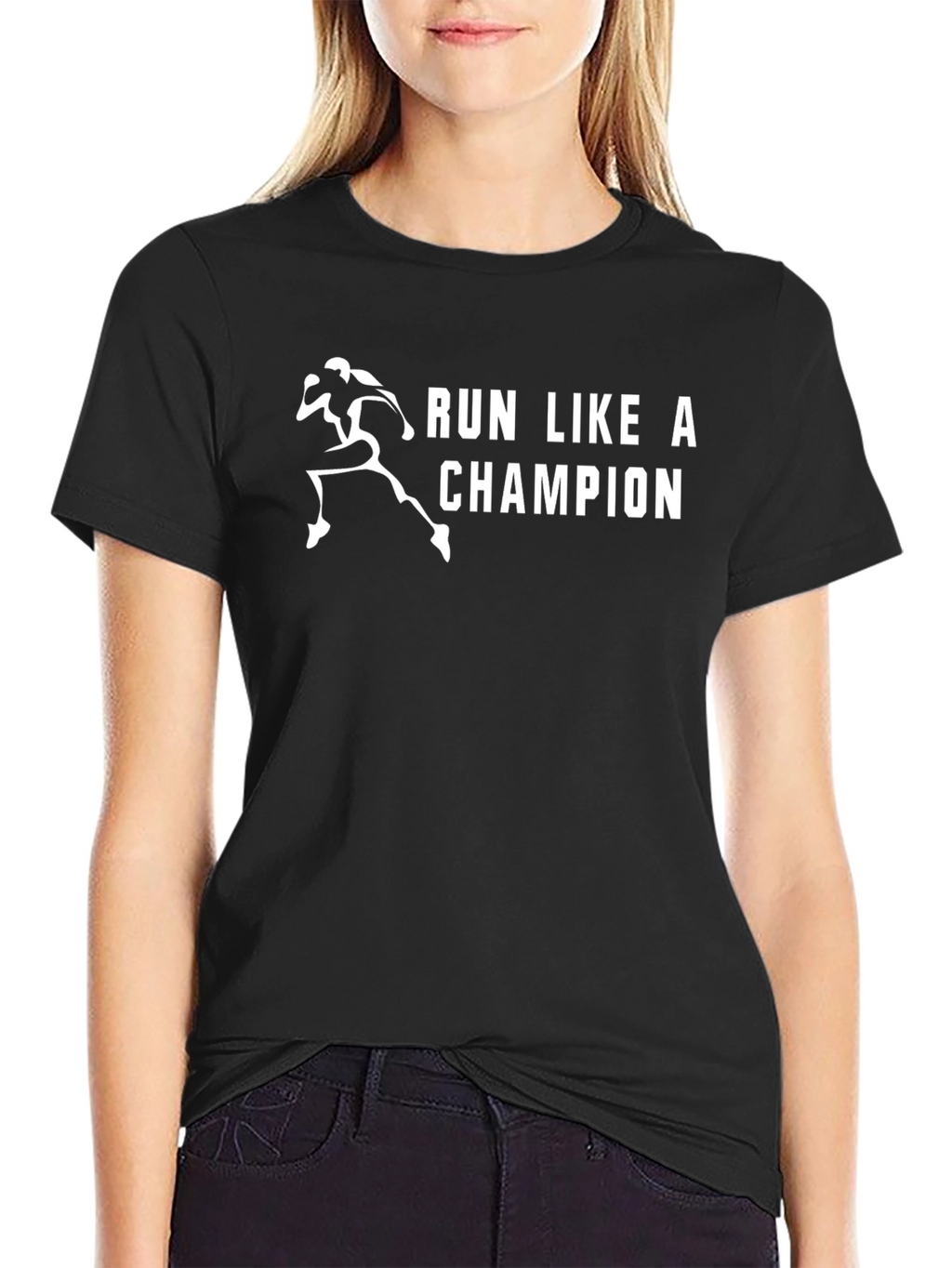 Run Like A Champion Graphic Tee