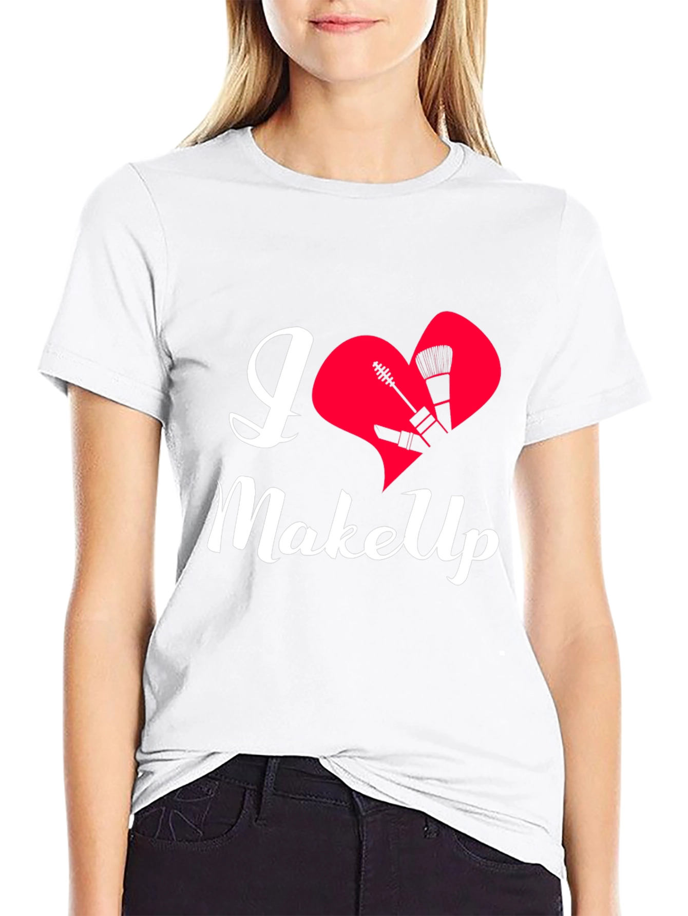 I Love Makeup T-Shirt - Stylish Beauty Tee
