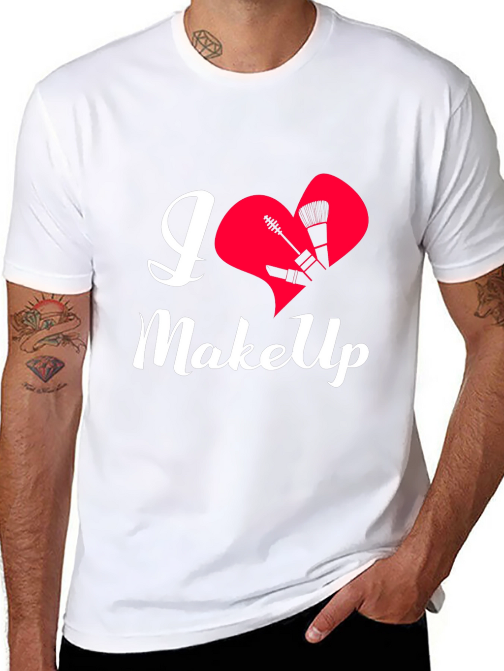 I Love Makeup T-Shirt - Stylish Beauty Tee