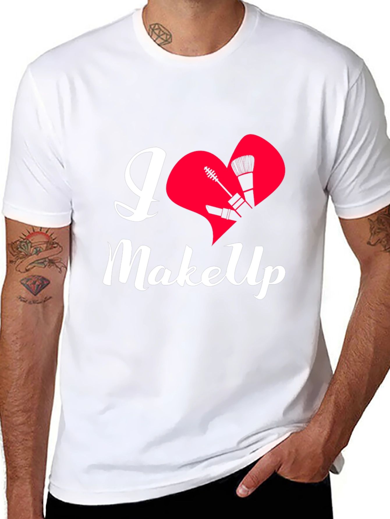 I Love Makeup T-Shirt - Stylish Beauty Tee
