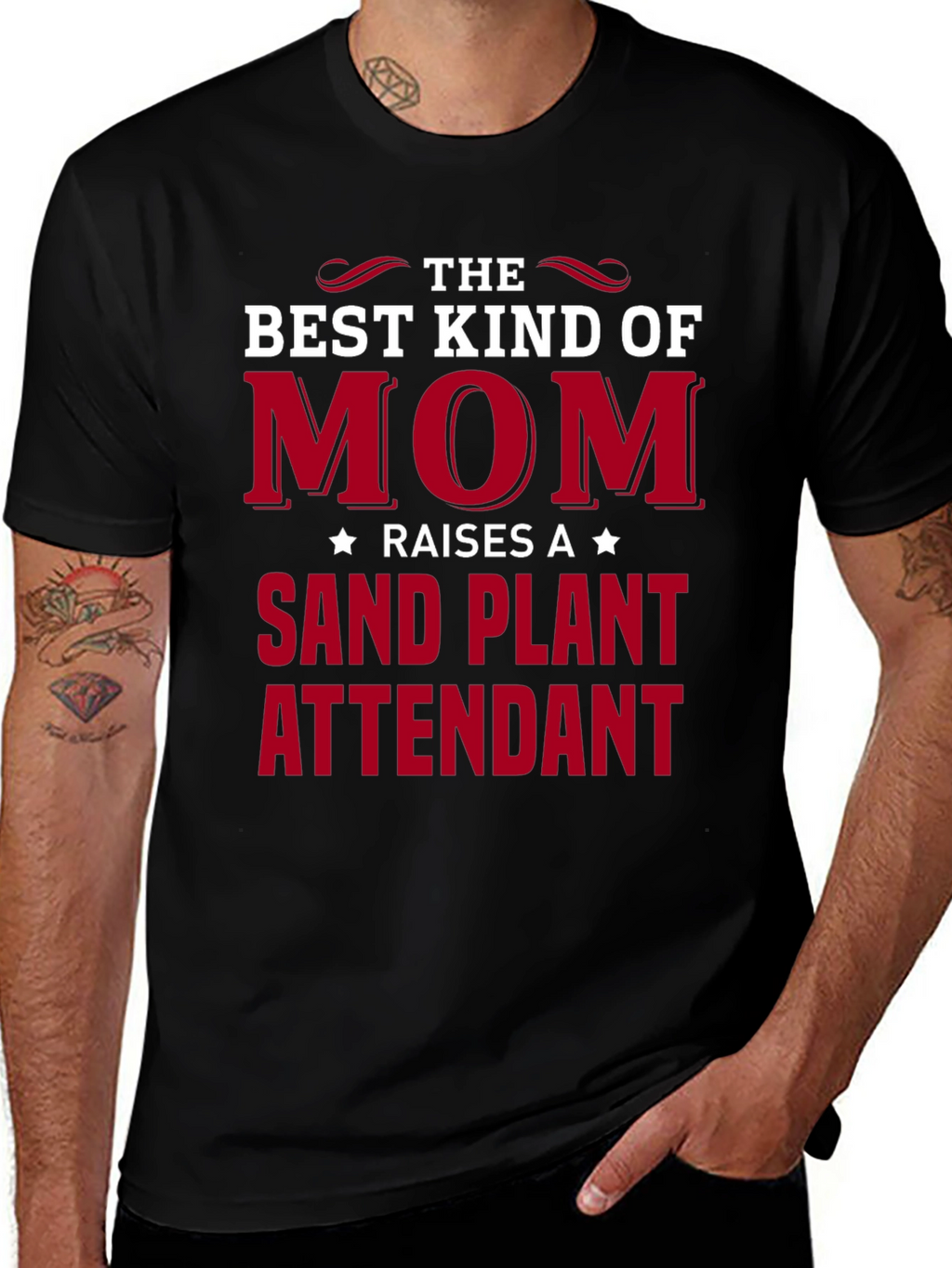 Best Kind of Mom Sand Plant Attendant T-Shirt