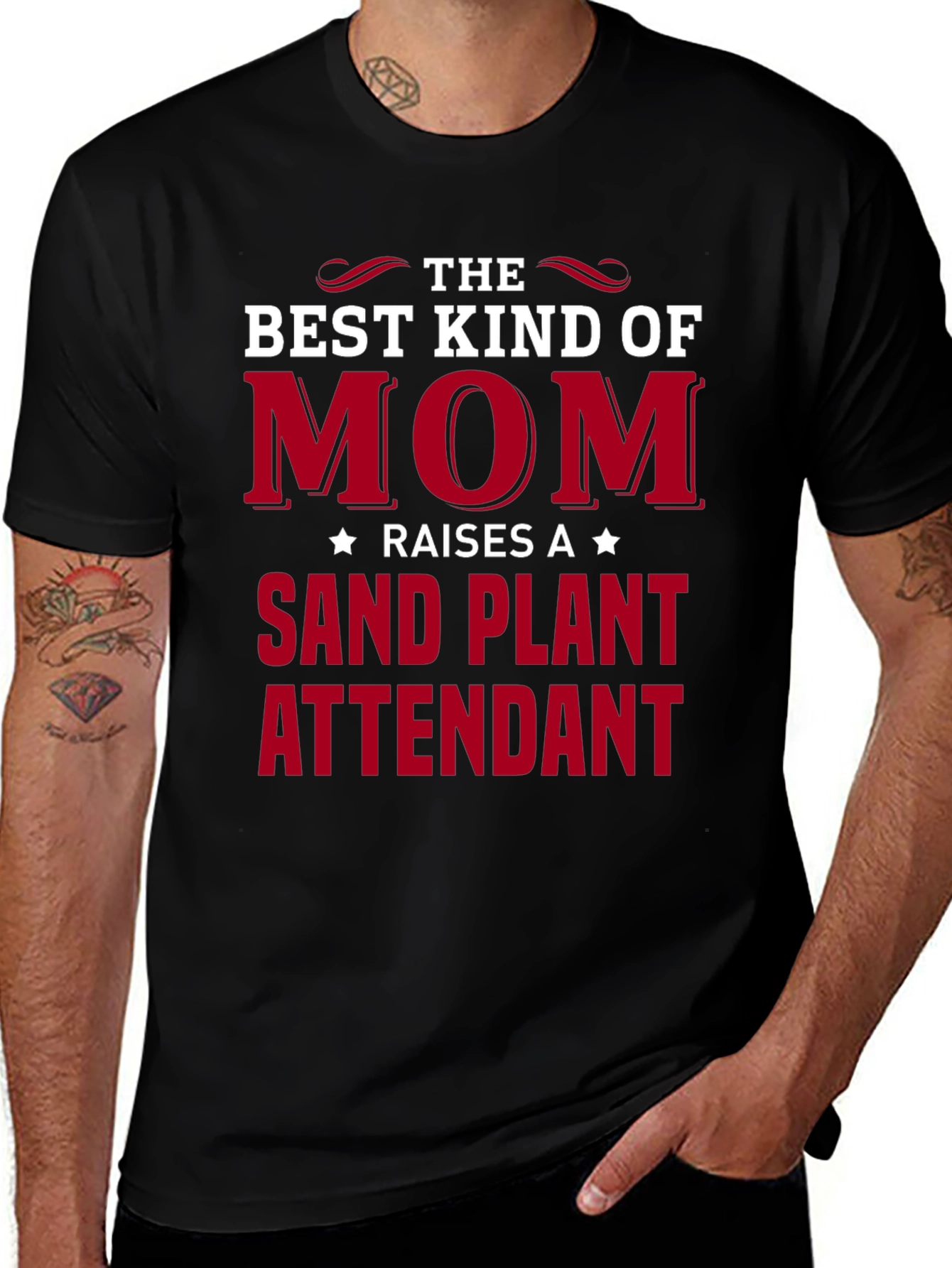 Best Kind of Mom Sand Plant Attendant T-Shirt