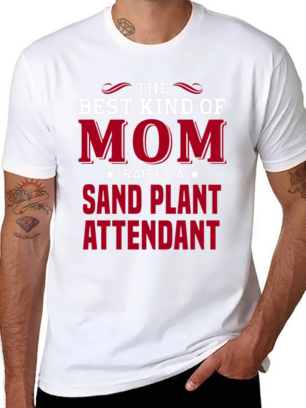 Best Kind of Mom Sand Plant Attendant T-Shirt