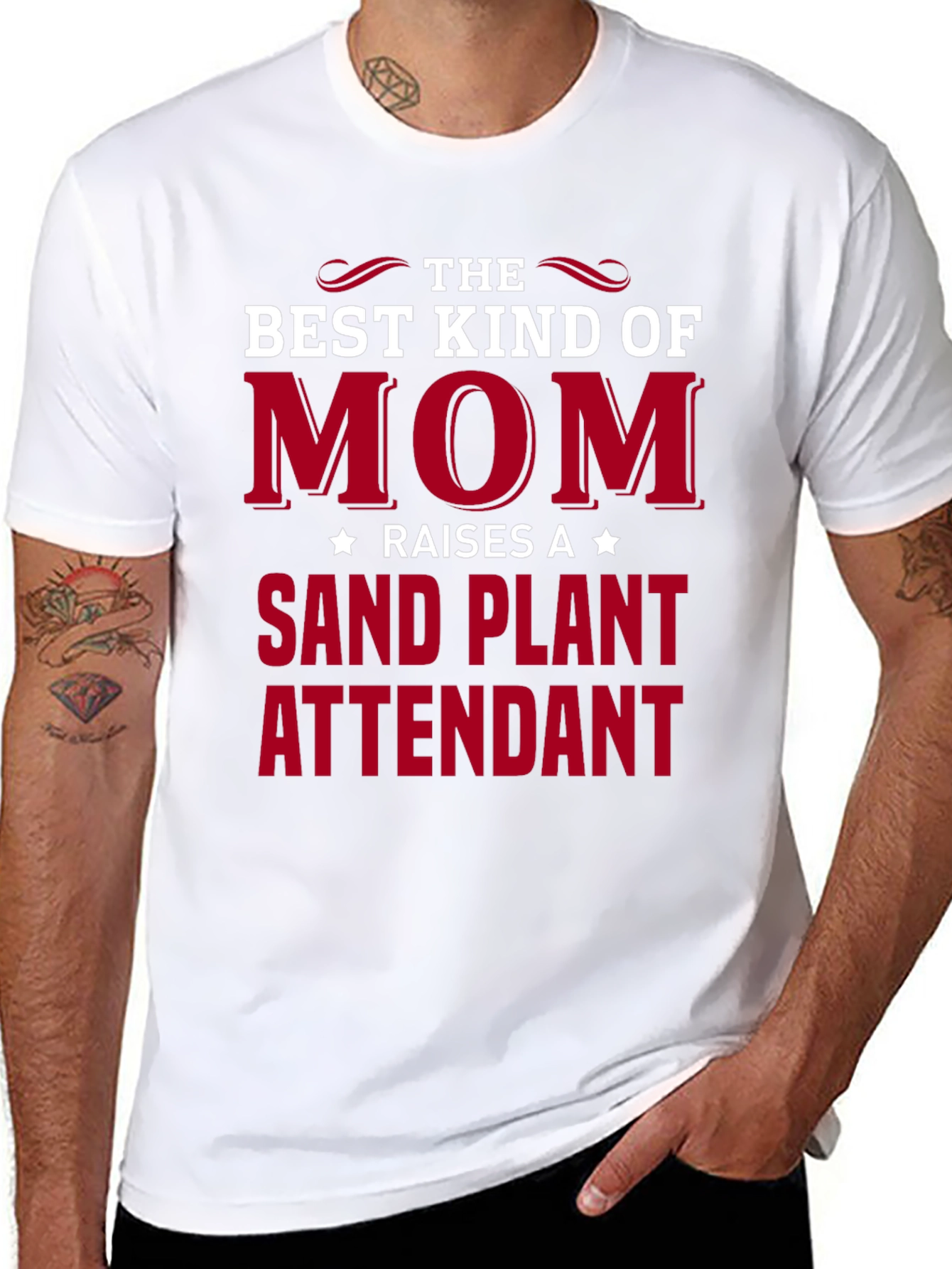 Best Kind of Mom Sand Plant Attendant T-Shirt