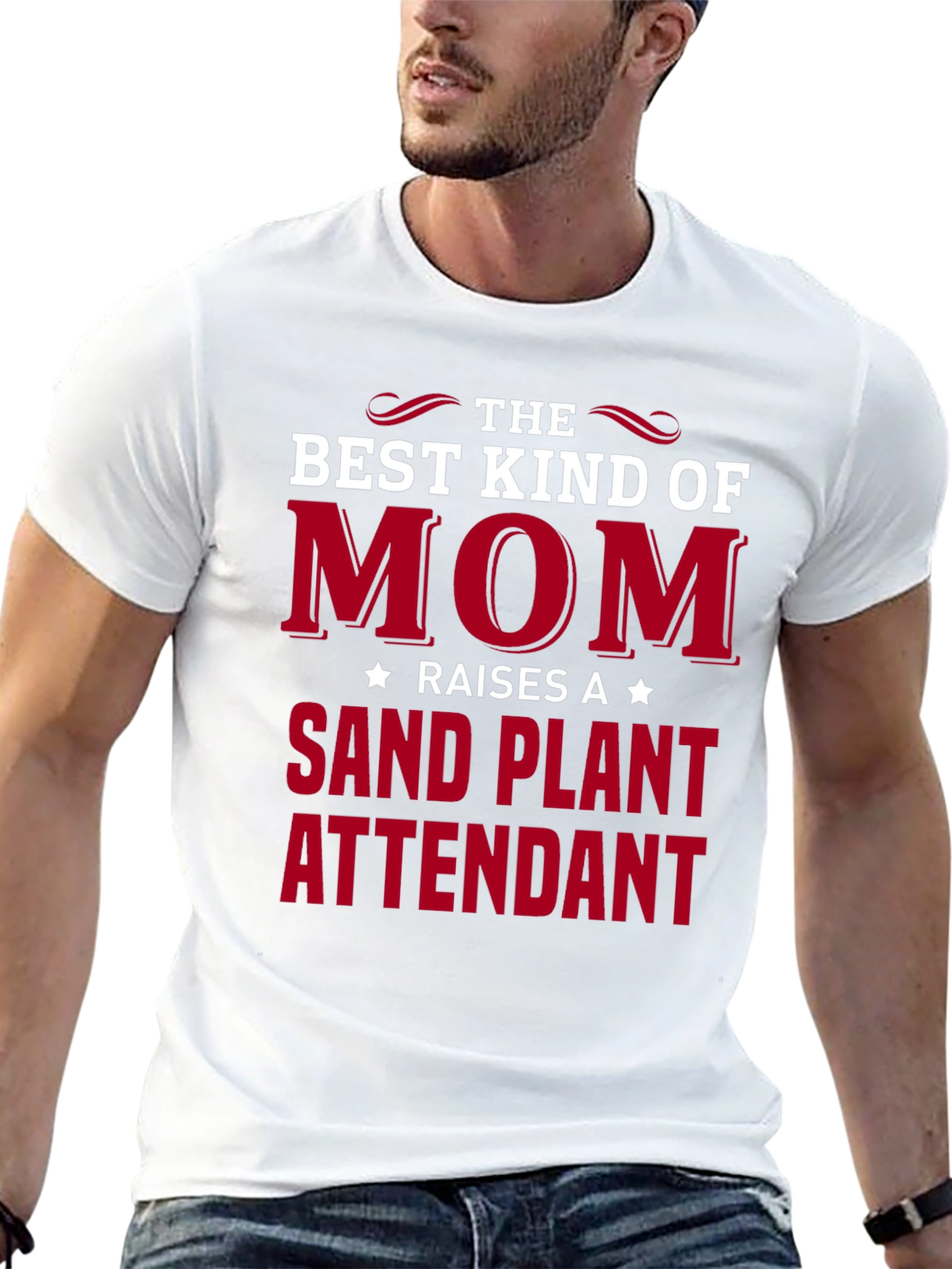 Best Kind of Mom Sand Plant Attendant T-Shirt